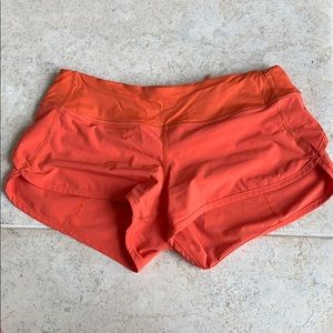 Lululemon speed shorts